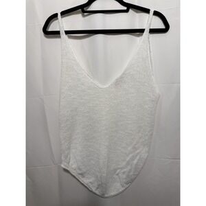 Free People Tank Top White Size M